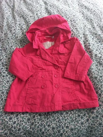 Veste parkas fille rose kiabi
