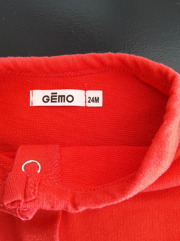 Gilet rouge à pressions Gémo - photo numéro 3