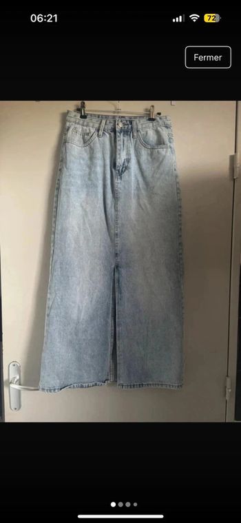 Jupe longue en jeans SHEIN