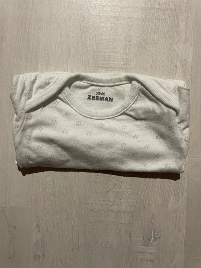 Body manches courte bébé 1 mois 50/56 Zeeman