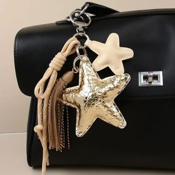 Porte clés bijou de sac gri-gri étoiles 🌟 tendance