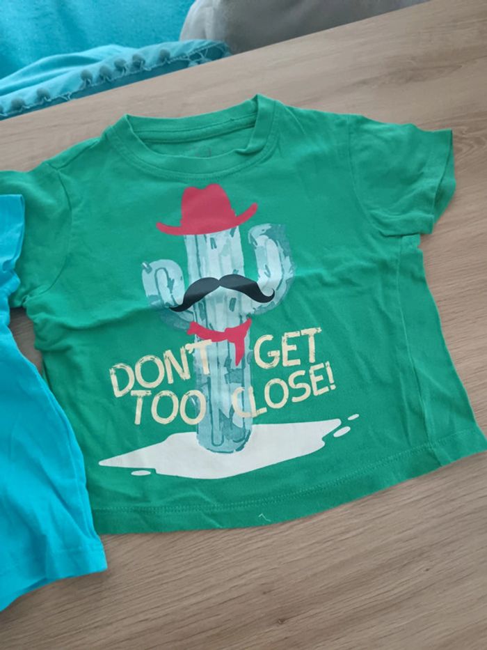 Lot de 2 t-shirt marque Pep & co 9 mois - photo numéro 3
