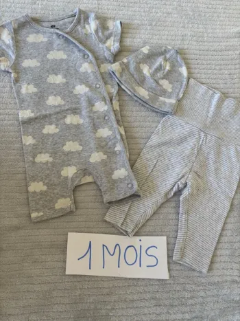 Ensemble Combi short + pantalon + bonnet