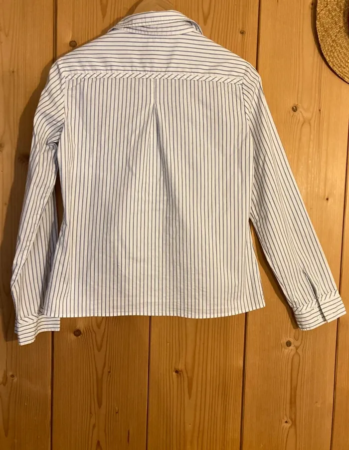 Chemise coton fines rayures - photo numéro 2