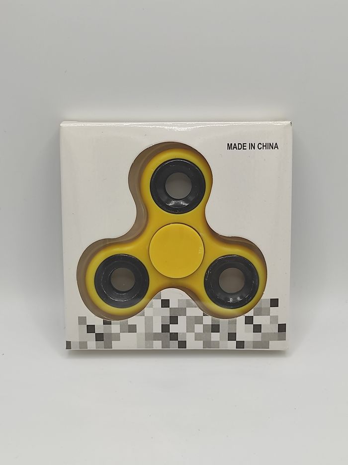 Hand Spinner Jaune Toupie Anti Stress