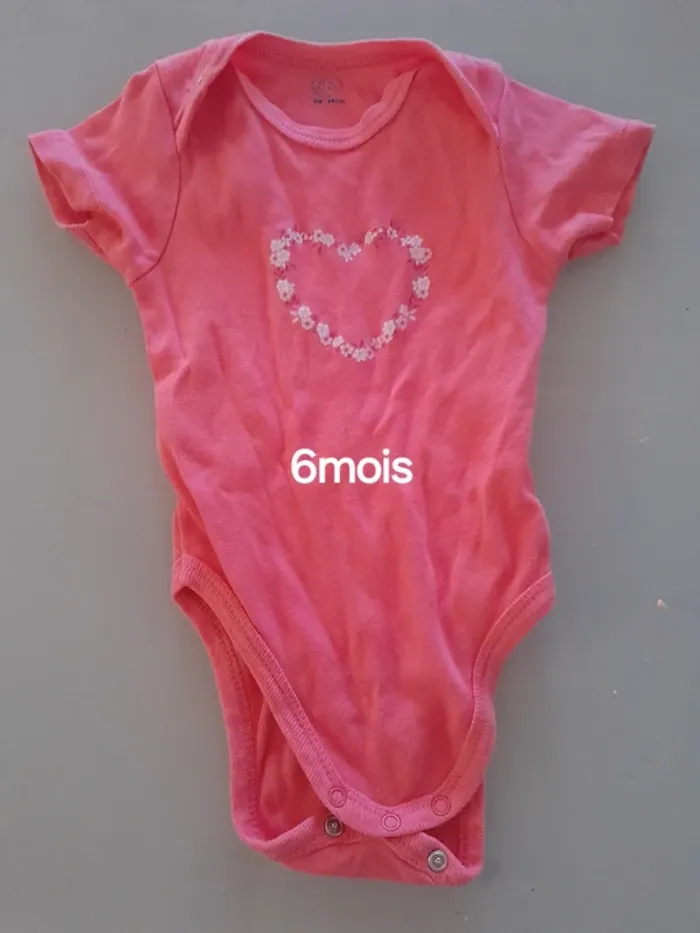Body fille mc 6 mois