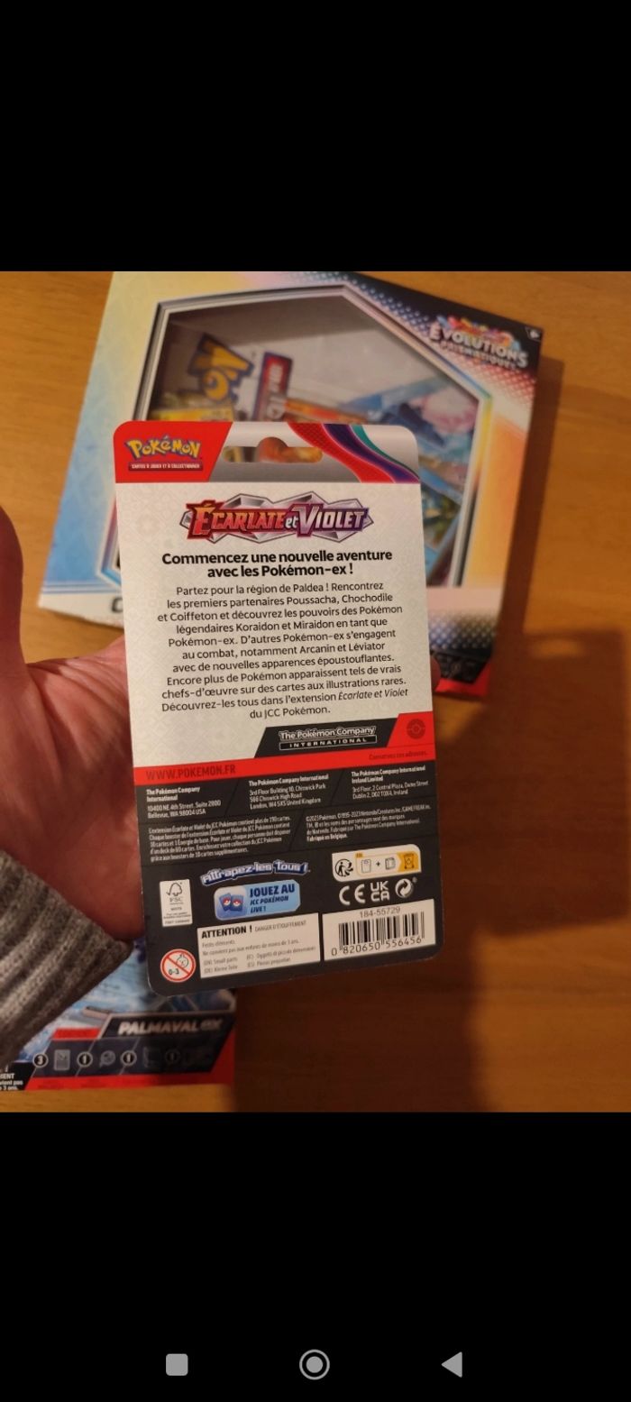 Lot Items cartes Pokémon poster évolutions Prismatiques EV8.5 booster EV1 starters deck amphinobi - photo numéro 7