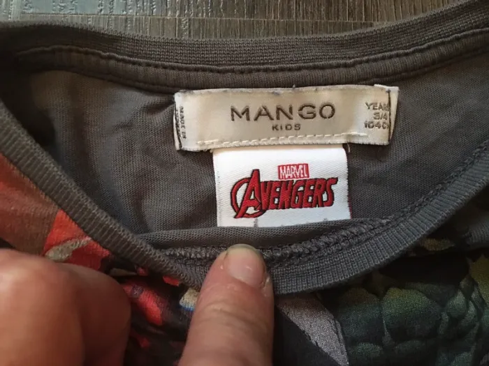 T-shirt manches longues Avengers 3/4 ans 104 cm - photo numéro 3