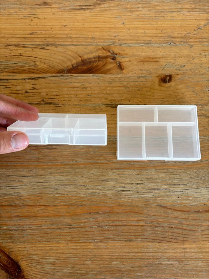 Lot de 2 petites boîtes de rangement - photo numéro 2