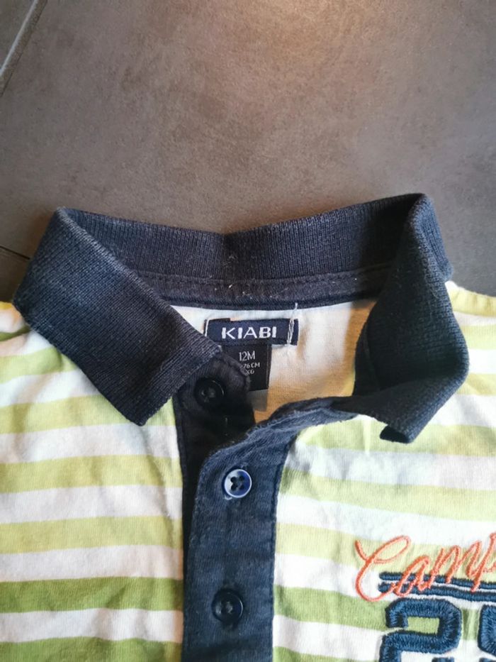 Polo manches longues kiabi 12 mois - photo numéro 3
