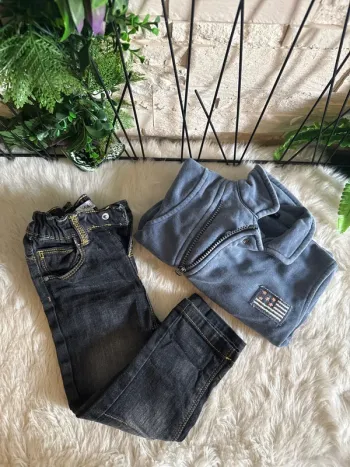 Pantalon et sweat garçon 18 mois