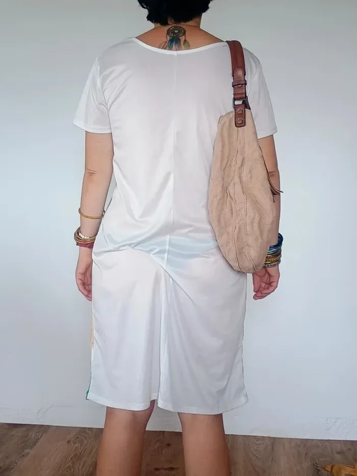 robe de plage satinée longboard L - photo numéro 2