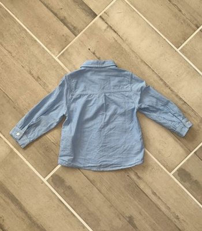 Chemise TAO bleu rayé 24 mois - photo numéro 2