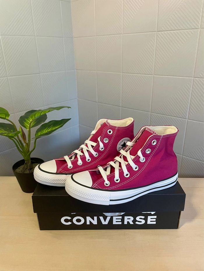 Converse Chuck Taylor glow purple / Bordeaux - photo numéro 2