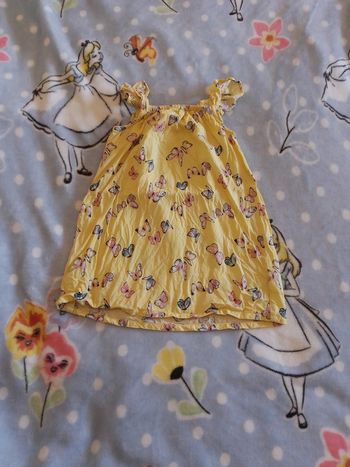 Robe papillon 12/18 mois