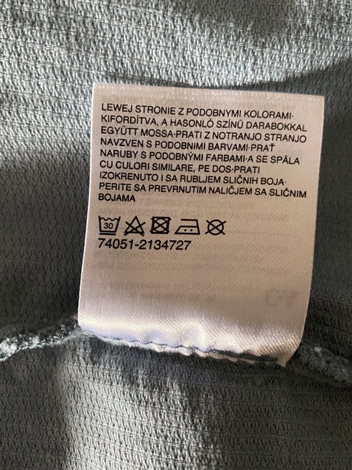 Sur chemise bleue en velours côtelé - photo numéro 11