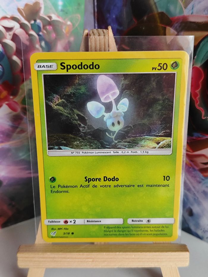 Spododo holo 3/18 détective pikachu