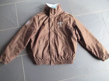 Manteau / blouson / veste fille équitation Fouganza 12 ans + don une paire de chaussette équitation