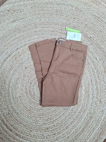 Jeans slim marron 9 ans garçon