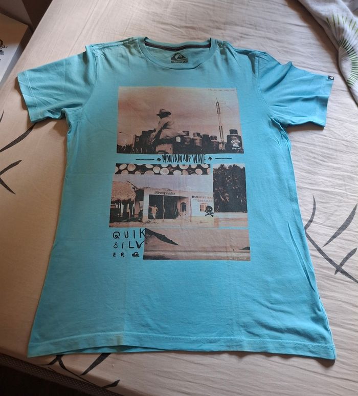 Tee shirt bleu 14 ans - photo numéro 5