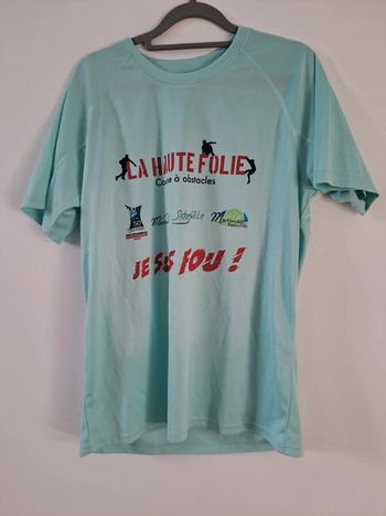 Tee-shirt sport bleu