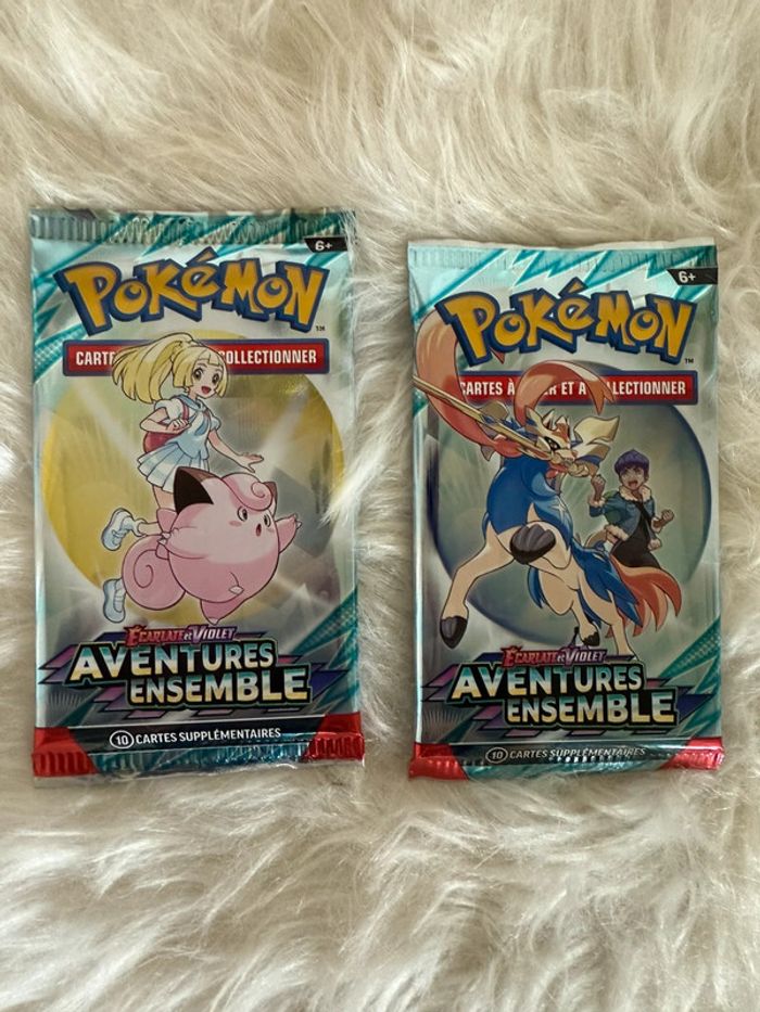 Boosters Pokémon - Aventures Ensemble + Couronne stellaire (Neufs) scellé - photo numéro 5