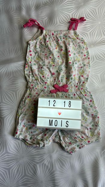 Combi short 12/18 mois