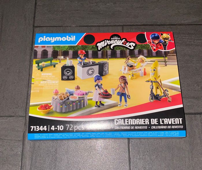 Playmobil 71344 calendrier de l'avent Miraculous, 24 surprises, 72 pièces