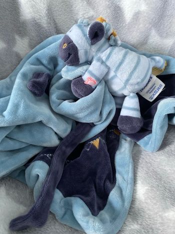 Doudou couverture zèbre noukie’s 