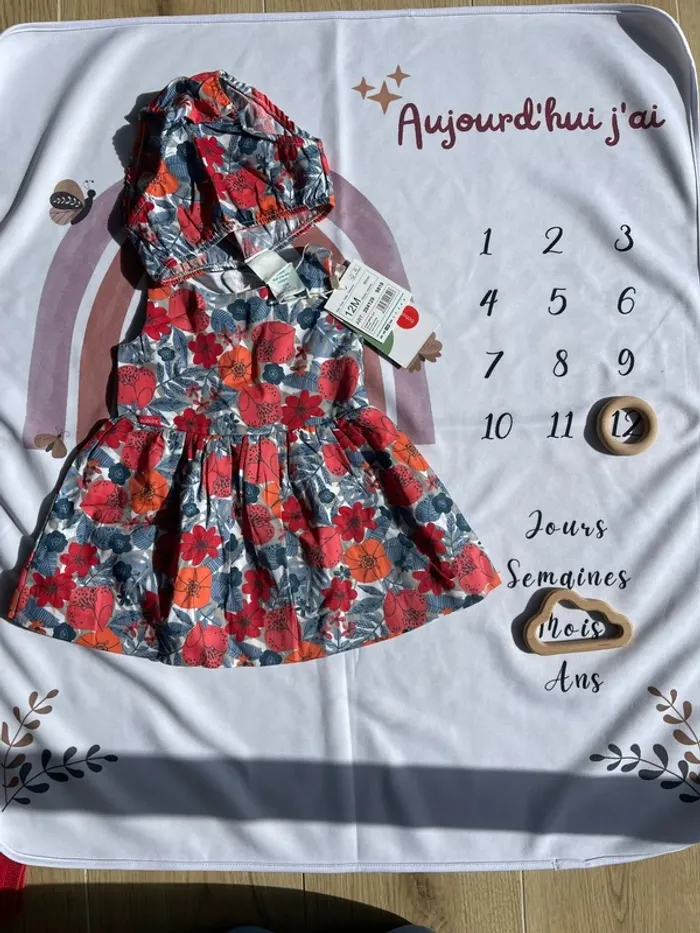 Robe Boboli - 12 mois - Neuf - photo numéro 2