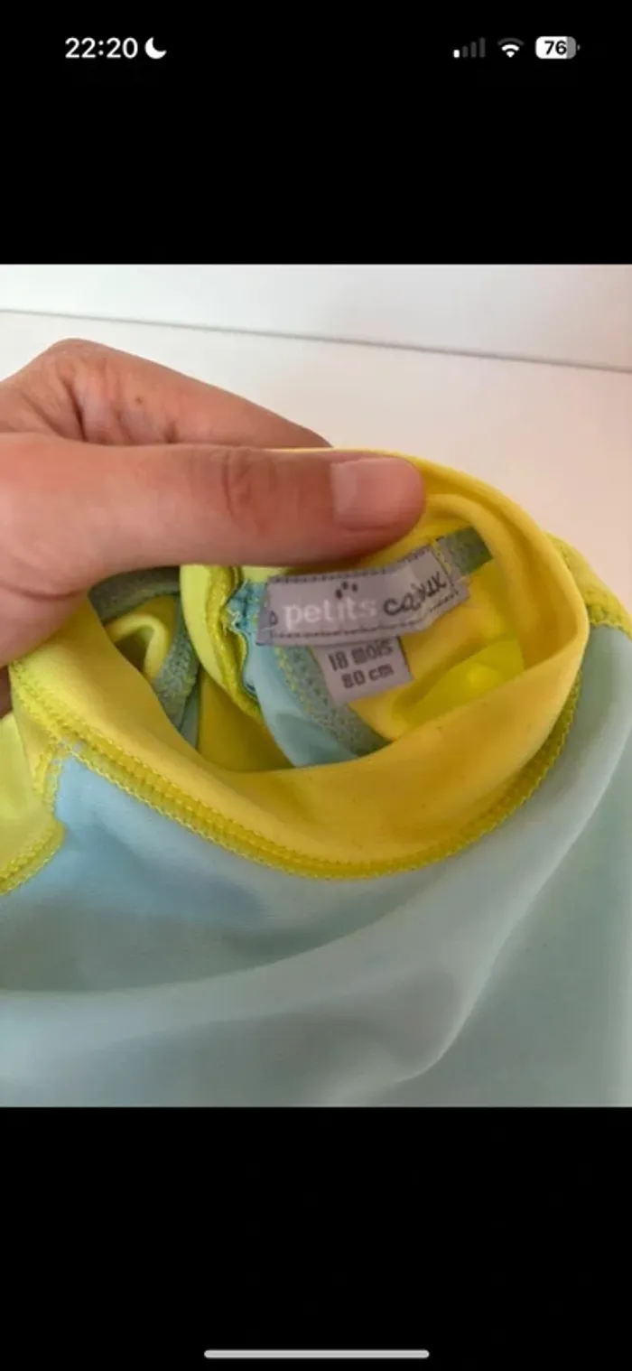Maillot de bain garçon 18mois en très bon état - photo numéro 2