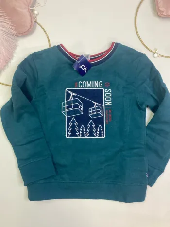 Sweat garçon - neuf - Noël - Okaïdi - Taille 5 ans