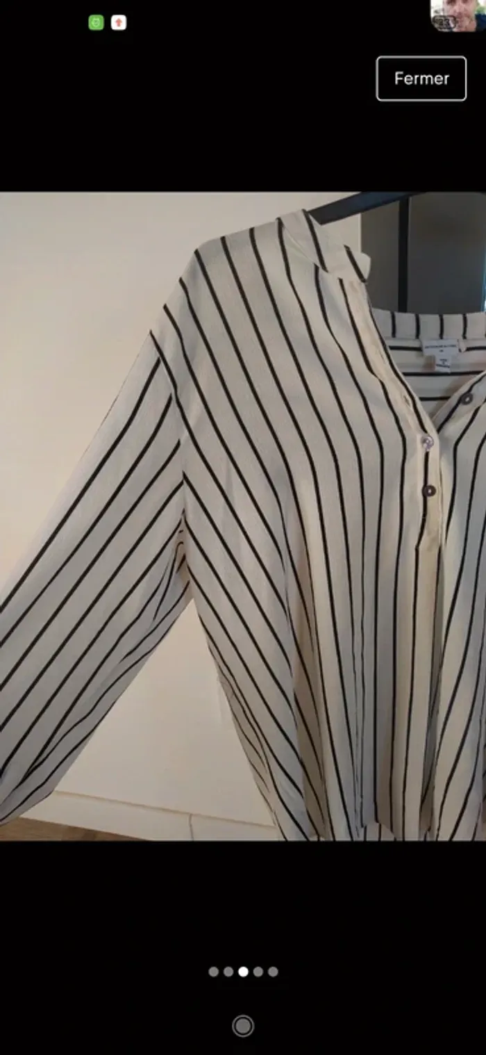 Chemise rayée Jacqueline de Yong 38 - photo numéro 3