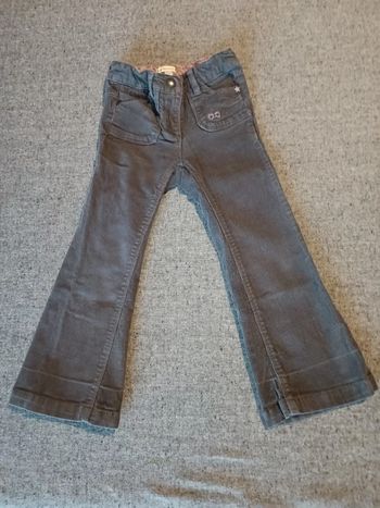 Pantalon bootcut en velours Vertbaudet 4 ans/102cms