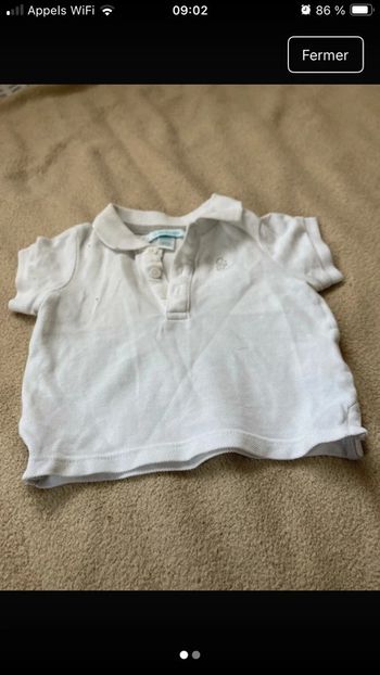Polo bébé garçon Obaibi 3 mois
