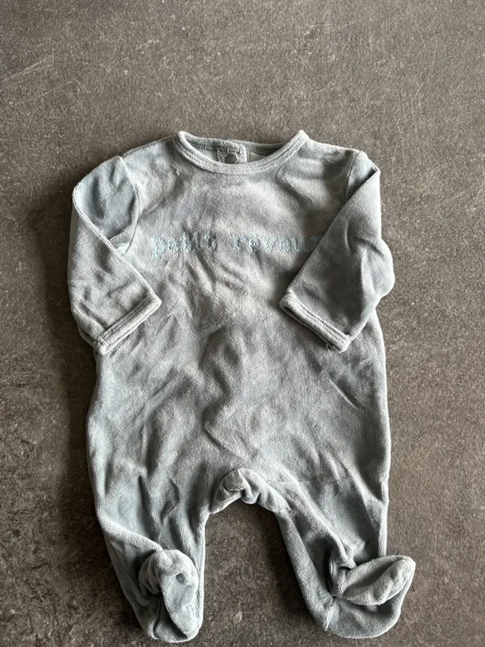 Lot de 5 pyjamas hiver 1 mois - photo numéro 5