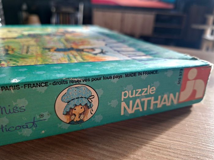 Puzzle Nathan Miss Petticoat vintage année 1979 made in France - photo numéro 6