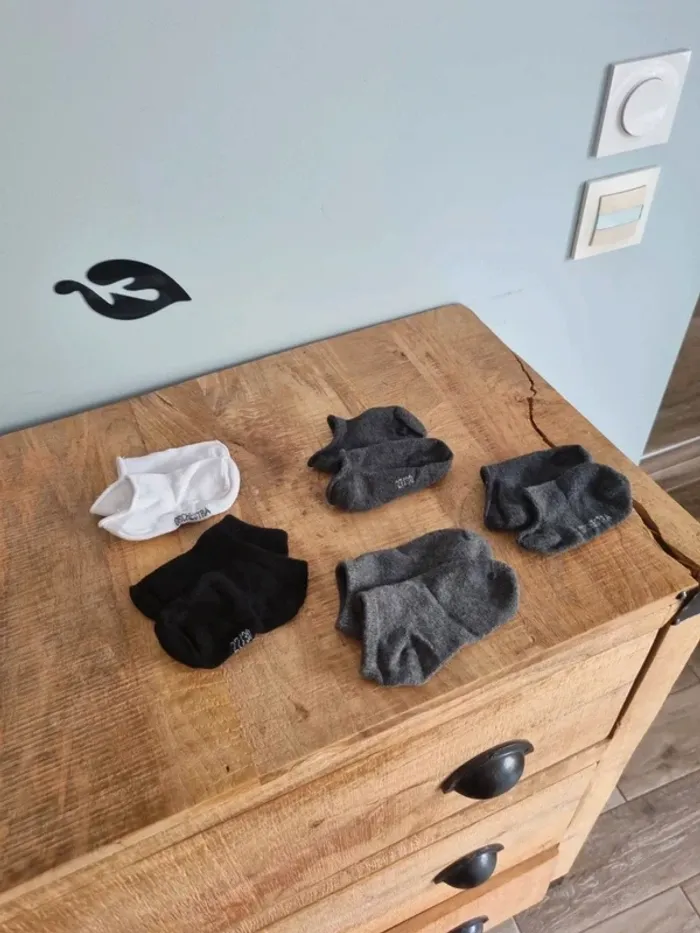 Lot de 5 paires de socquettes 27 30 - photo numéro 4