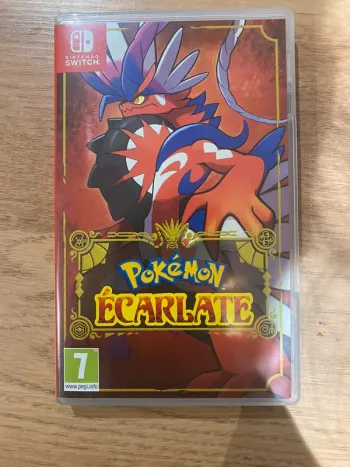 Jeu Switch Pokemon écarlate