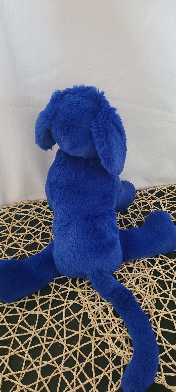 Ecole des loisirs Peluche Chien Bleu - photo numéro 3