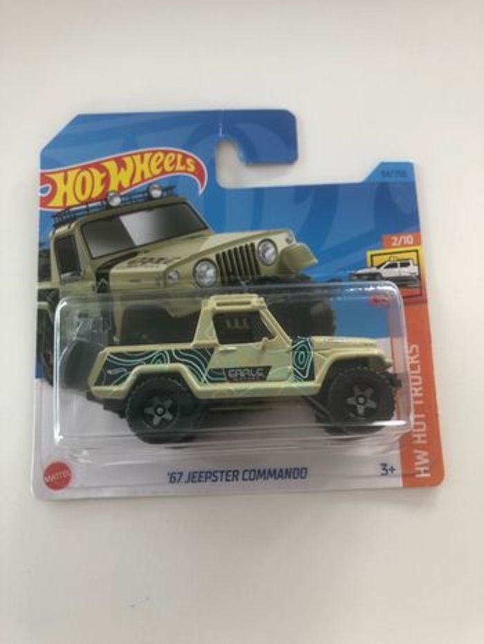 Miniature hot wheels Jeepster commando