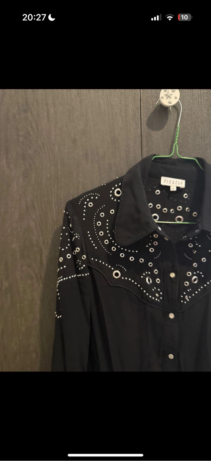 Chemisier noir Claudie pierlot - photo numéro 3