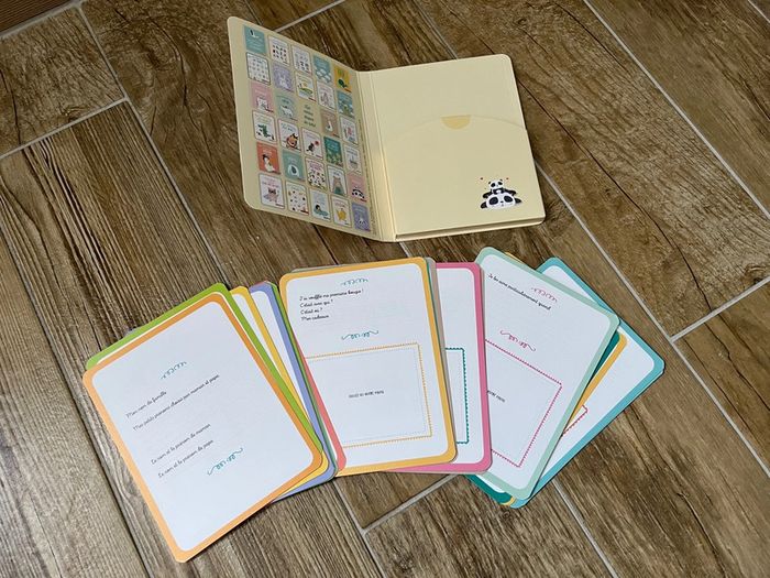 Lot carte Étapes « souvenir de bébé » - photo numéro 5