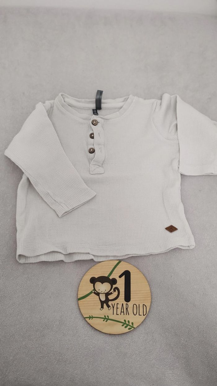 Tee-shirt manches longues 12 mois