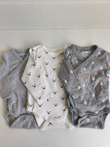 Lot de 3 bodies naissance