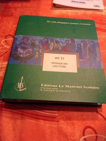 Voyage en lecture matériel scolaire cycle 1
