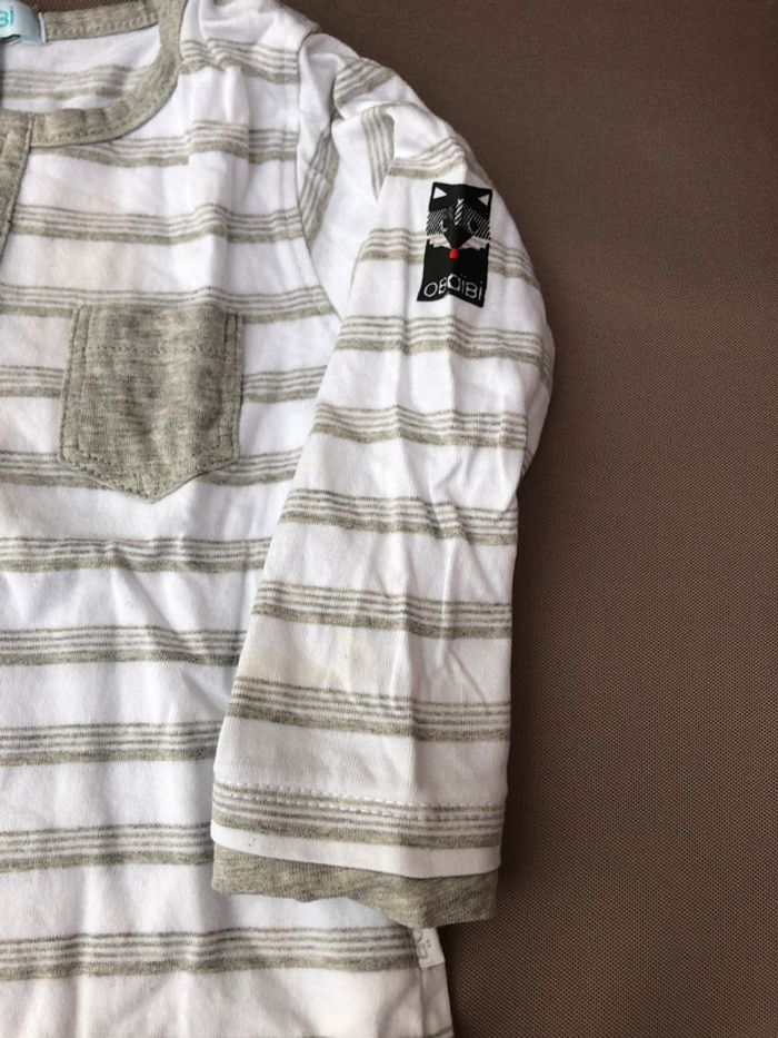 T shirt tunisien OBaibi 12 mois 1 an 100% coton - photo numéro 3