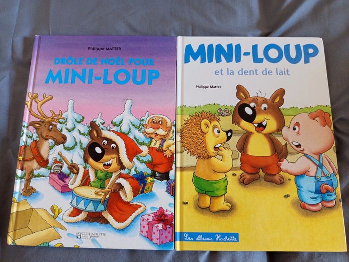 Lot 2 livres Mini loup
