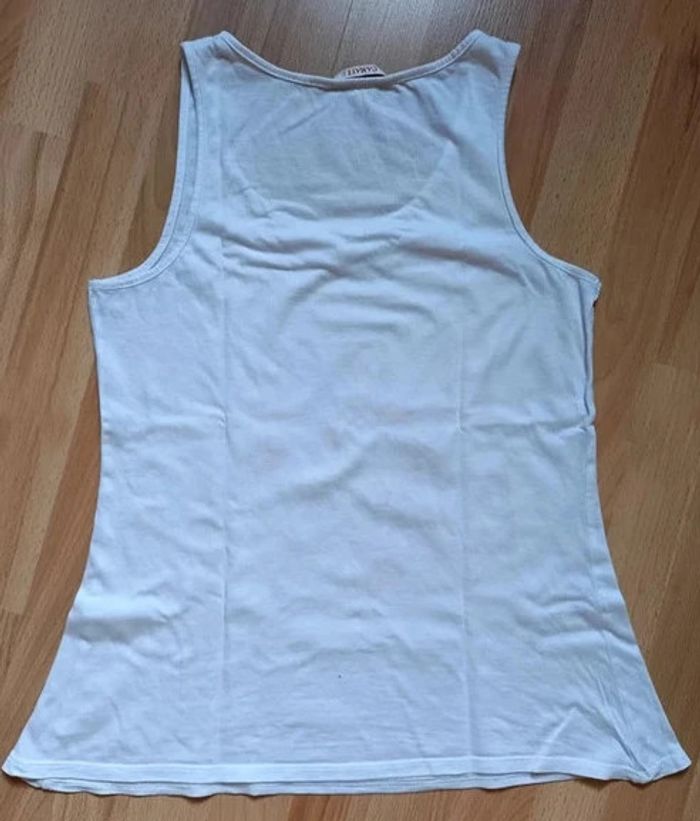Top blanc camaïeu taille 38 - photo numéro 3