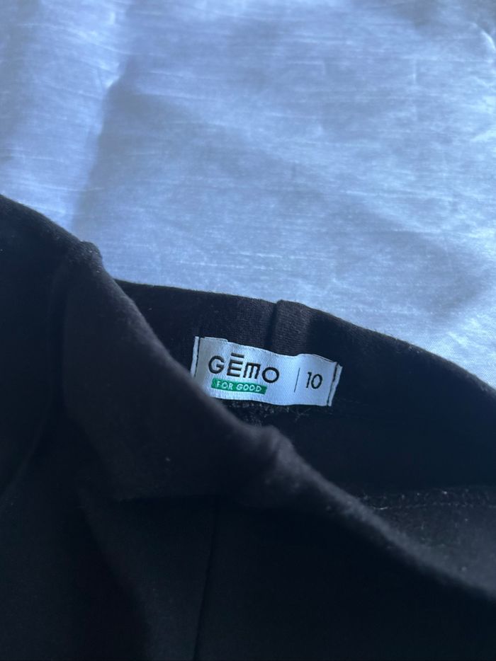 Pantalon noir simple évasé - photo numéro 3